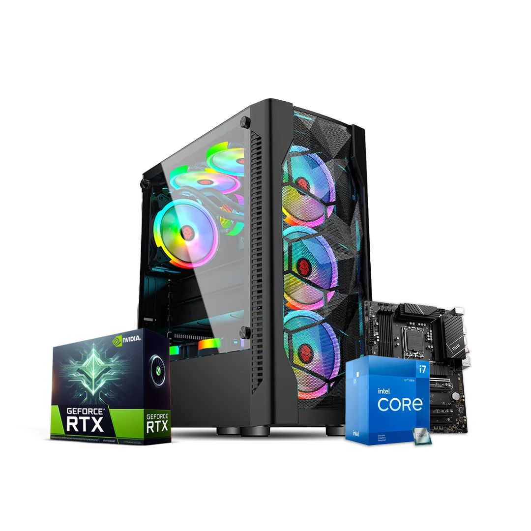 Thunderbolt Gaming PC Intel Core i7-12700F Box, ASUS Dual RTX 4060Ti 16GB, 32GB DDR4, 1TB SSD, WINDOWS 10/11 PRO 64BIT Thunderbolt Gaming PC Intel Core i7-12700F Box, ASUS Dual RTX 4060Ti 16GB, 32GB DDR4, 1TB SSD, WINDOWS 10/11 PRO 64BIT